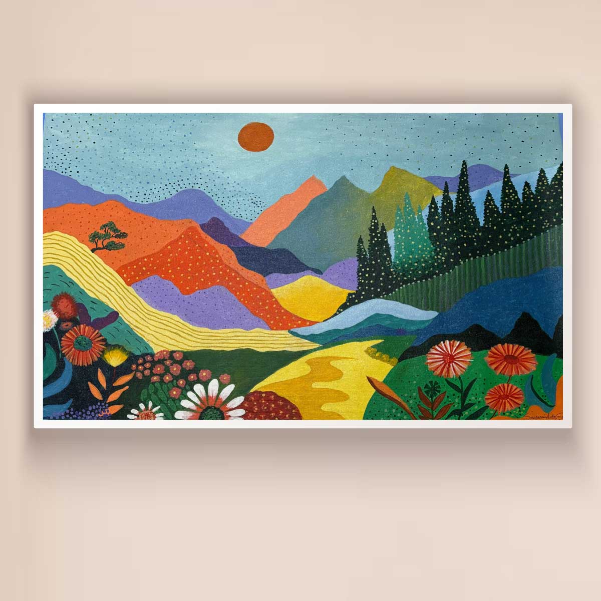 Rainbow Nature - Painting